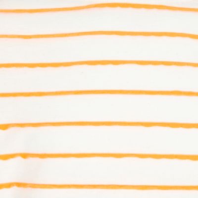 Girls orange stripe t-shirt